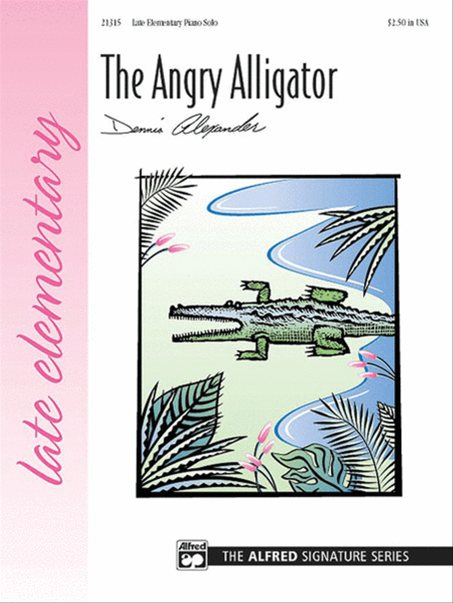The Angry Alligator Easy Piano scores gallery preview page 1