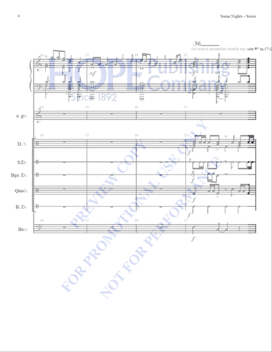 Some Nights Some Nights 5-Octaves scores gallery preview page 6