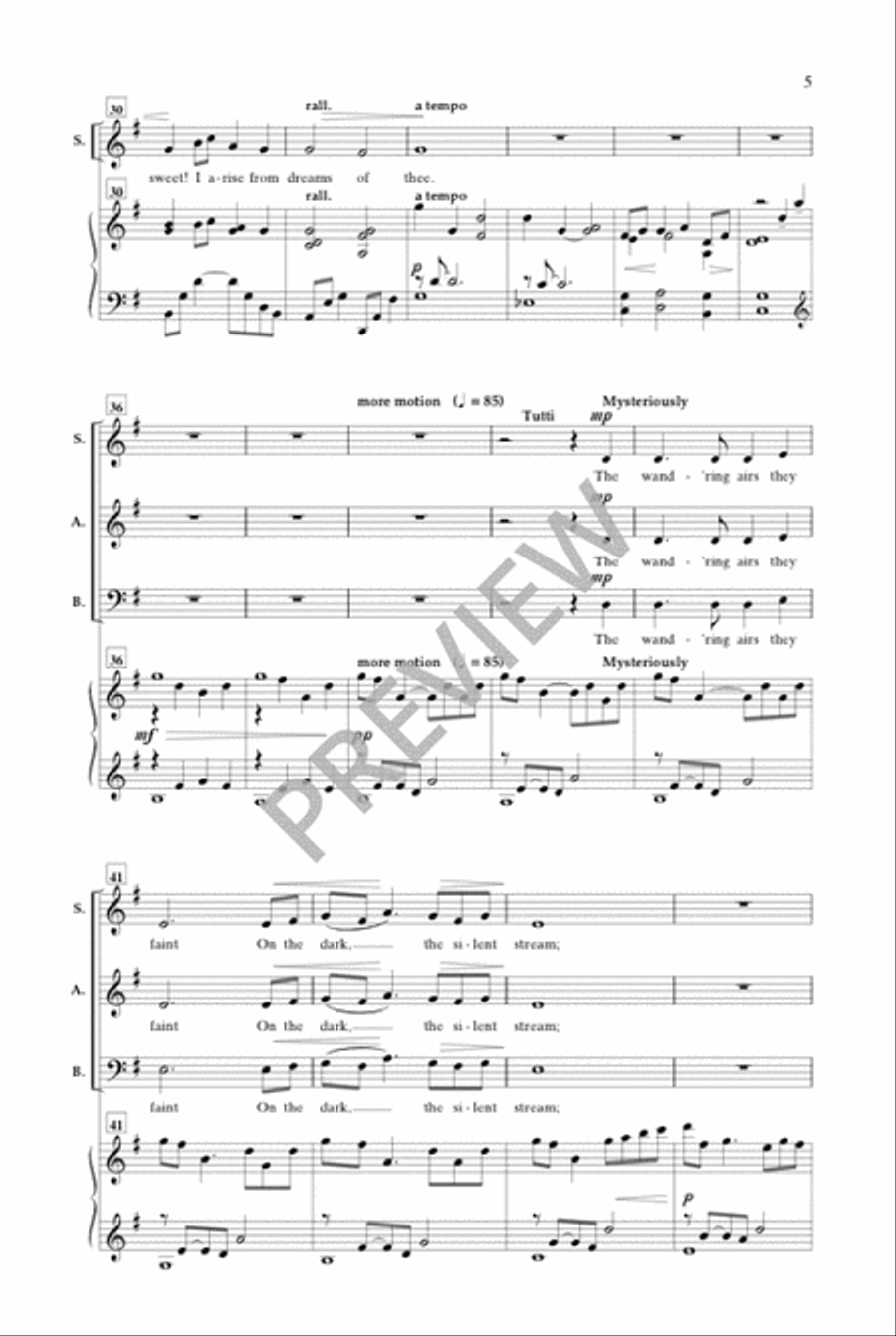 Dreams of Thee 3-Part scores gallery preview page 4