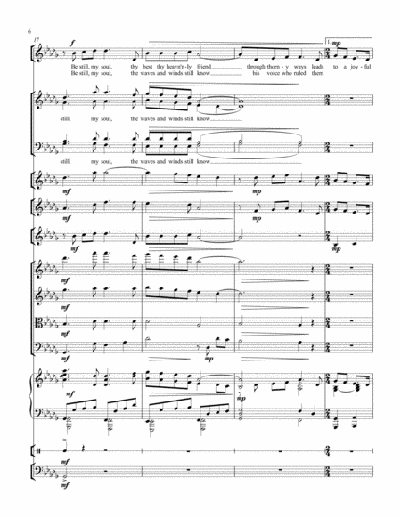 Be Still, My Soul - Full Score Orchestra  Digital Sheet Music