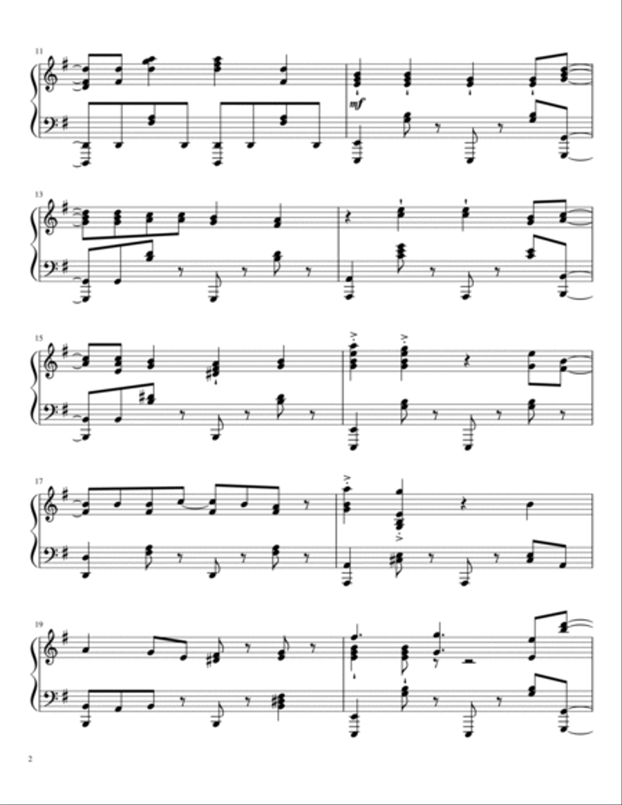 Black Catcher Piano Solo scores gallery preview page 2