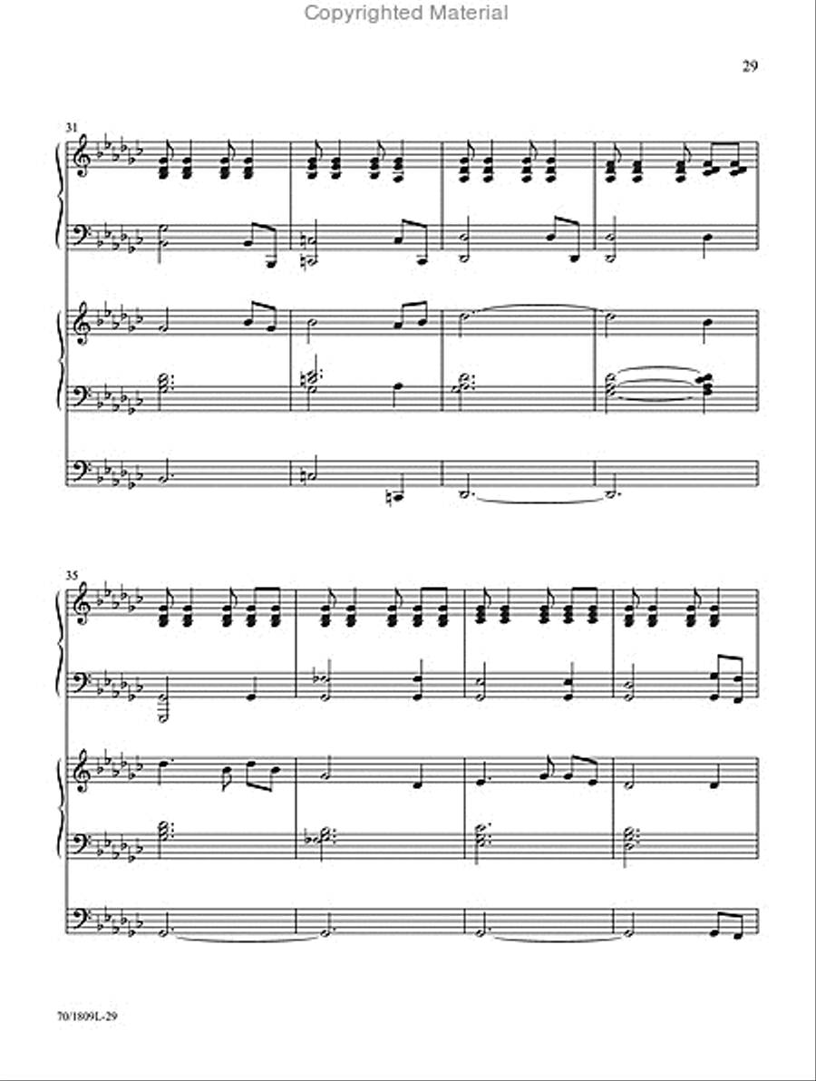 Amazing Grace Organ scores gallery preview page 10