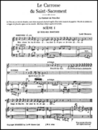 Lord Berners: Le Carosse Du Saint Sacrement (Vocal Score)