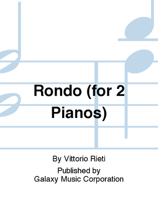 Rondo (for 2 Pianos)