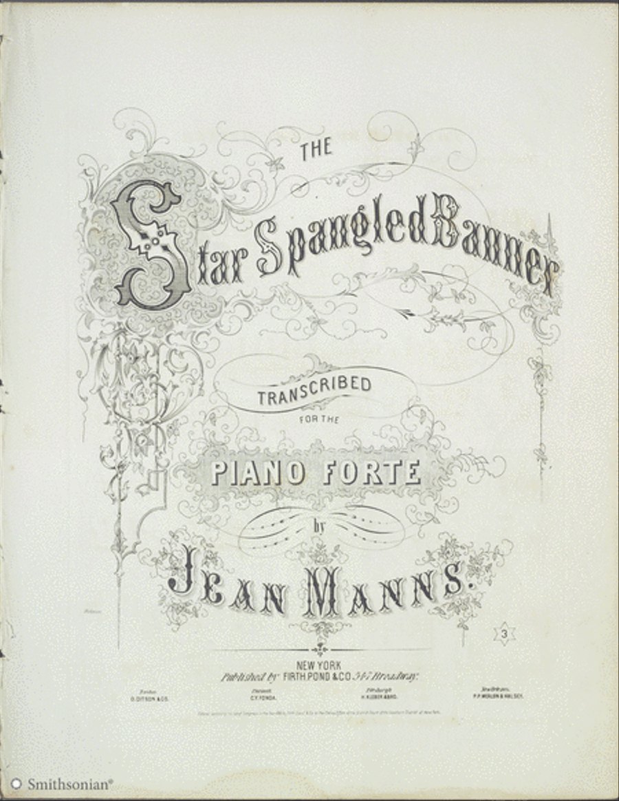 The Star Spangled Banner Transcribed for the Piano Forte Piano Solo scores gallery preview page 1