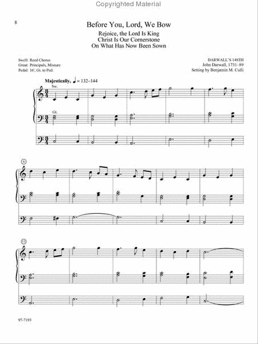 Musica Sacra: Easy Hymn Preludes for Organ, Vol. 5