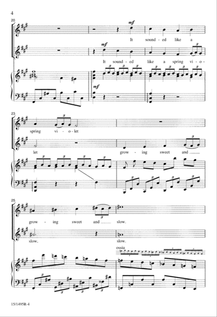 Hope Is Singing to Me Hope Is Singing to Me SSAA scores gallery preview page 4