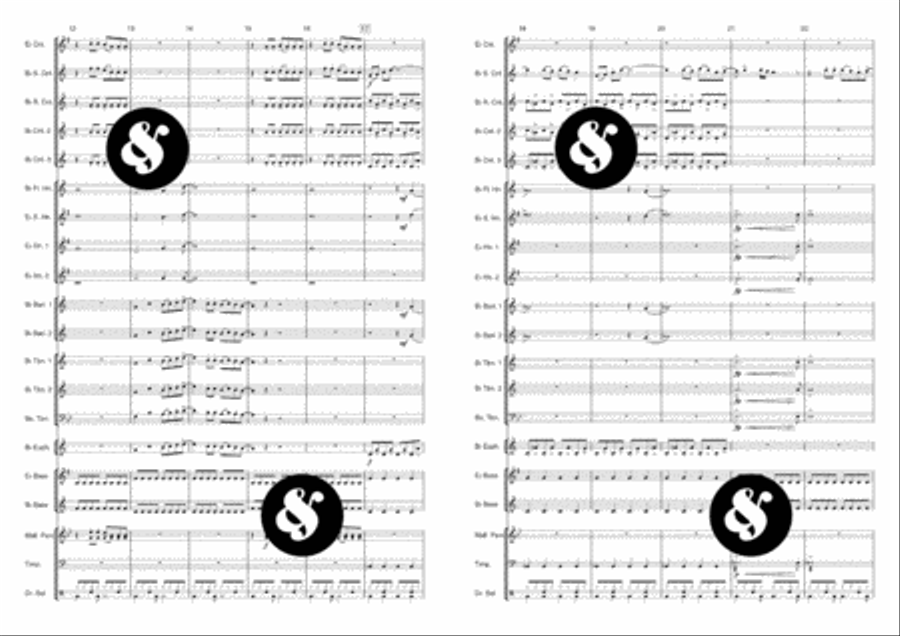 Mamma Mia! Brass Band scores gallery preview page 3