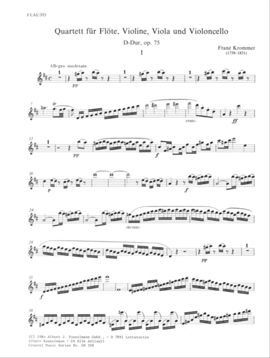 Quartet Flute scores gallery preview page 2