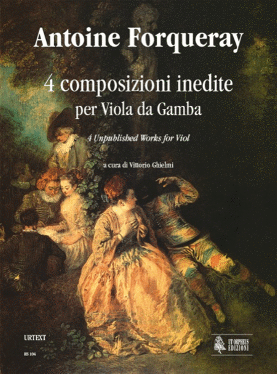 4 Unpublished Works for Viol Viola scores gallery preview page 1