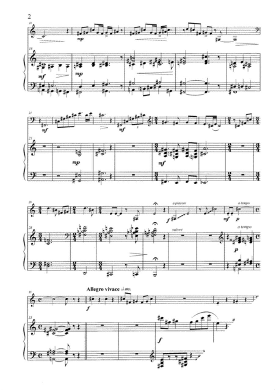 Adagio et Danse Piano Accompaniment scores gallery preview page 4