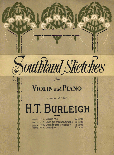 Southland sketches. No. 3. Allegretto grazioso: for violin and piano.