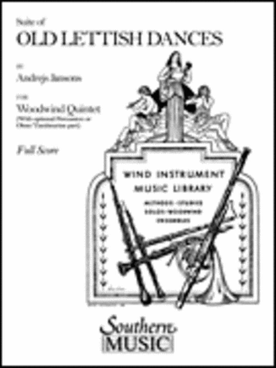Suite of Old Lettish Dances Woodwind Quintet scores gallery preview page 1