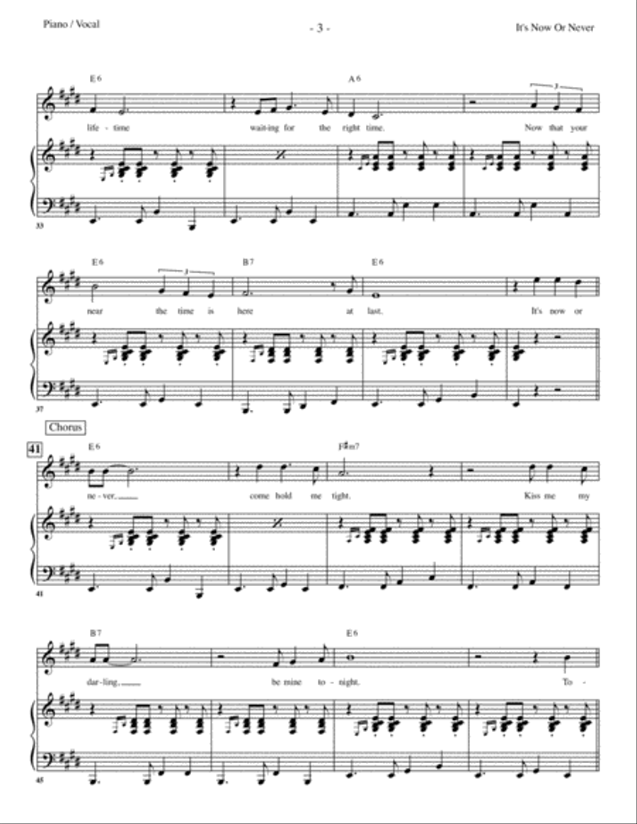 It's Now Or Never Large Ensemble scores gallery preview page 3