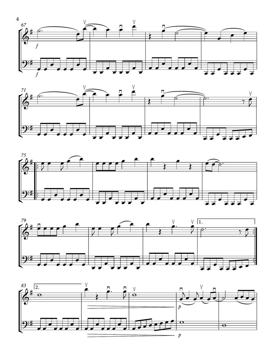 Wildest Dreams String Duet scores gallery preview page 4