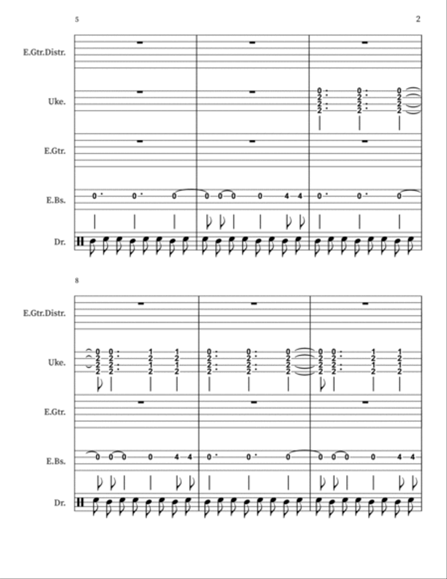 Packet of Microwave Popcorn Small Ensemble scores gallery preview page 2