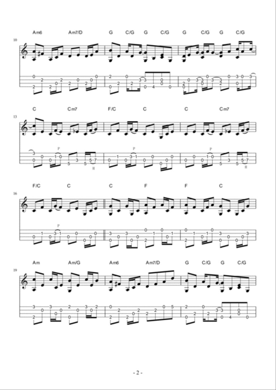 Mother Nature's Son Mother Nature's Son Ukulele scores gallery preview page 2