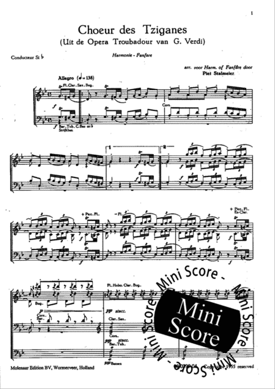 Choeur des Tziganes 4-Part scores gallery preview page 5