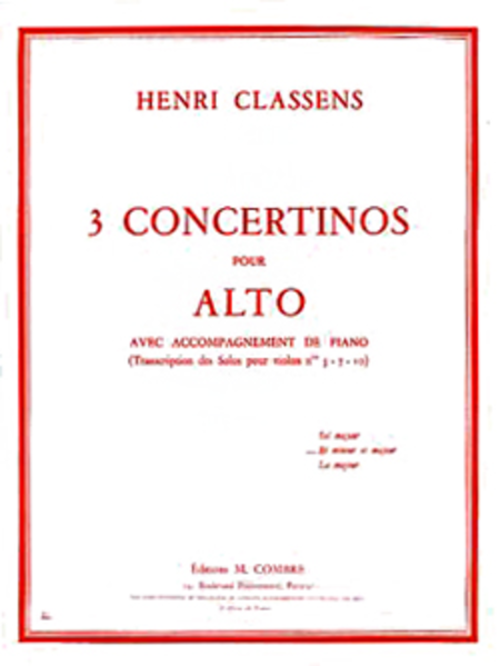 Concertino, No. 2 en re min. et maj.