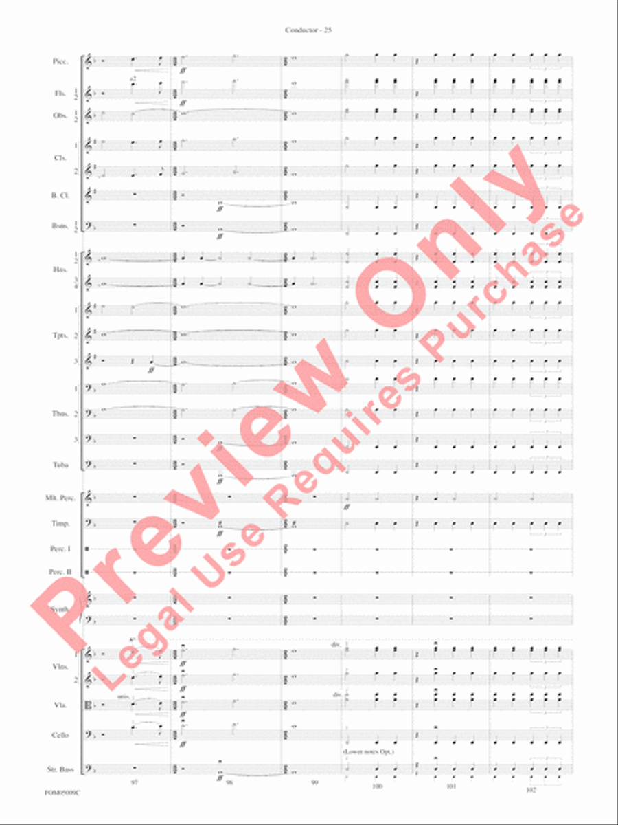 Concert Suite from Star Wars: Episode III Revenge of the Sith Full Orchestra scores gallery preview page 28