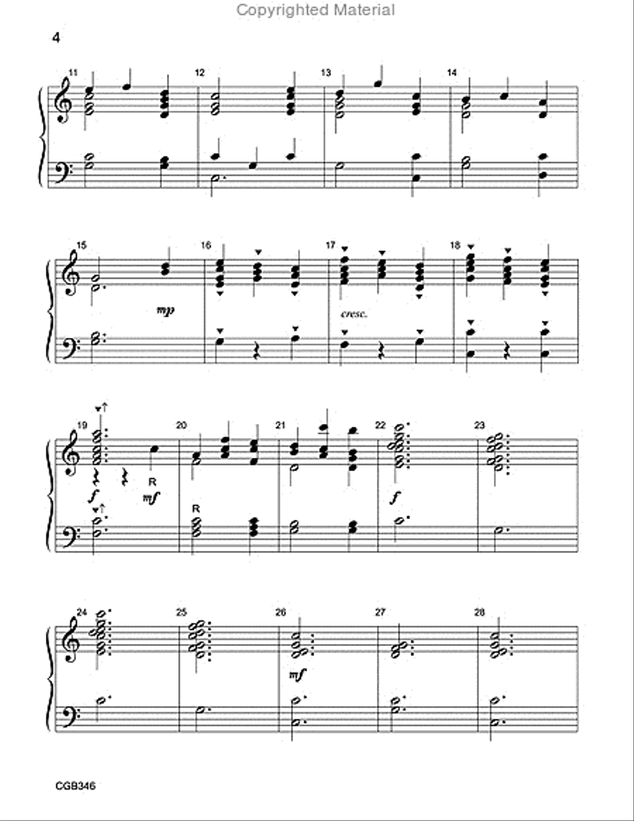 Hark the Glad Sound Handbell Choir scores gallery preview page 3