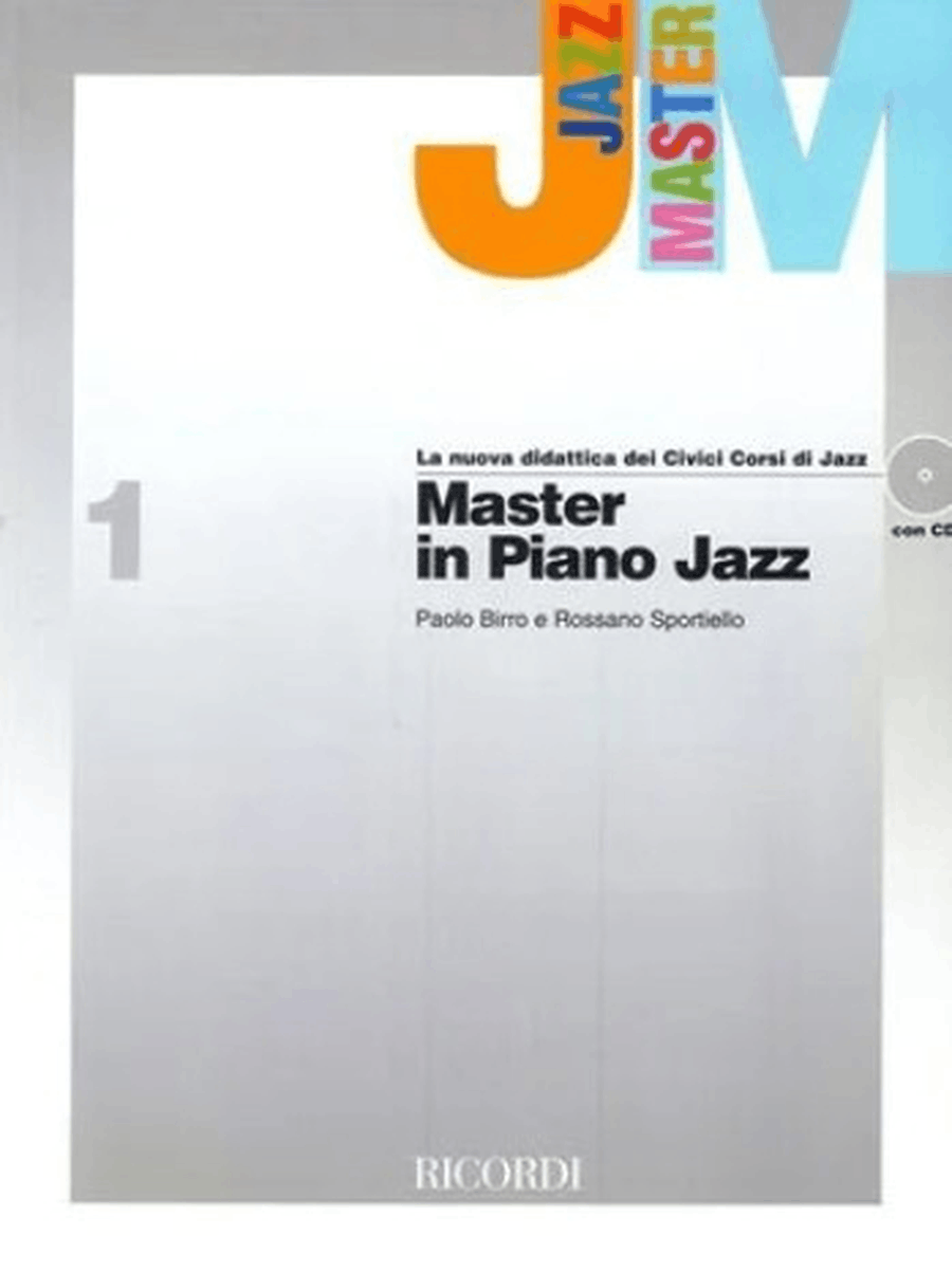 MASTER IN PIANO JAZZ - VOL. 1 CON CD Piano Solo scores gallery preview page 1