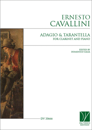 Book cover for Adagio & Tarantella, for Clarinet and Piano