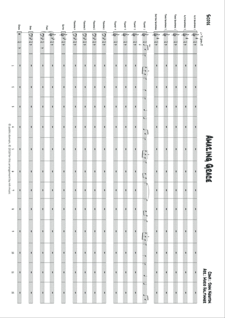 Amazing Grace Jazz Ensemble scores gallery preview page 2