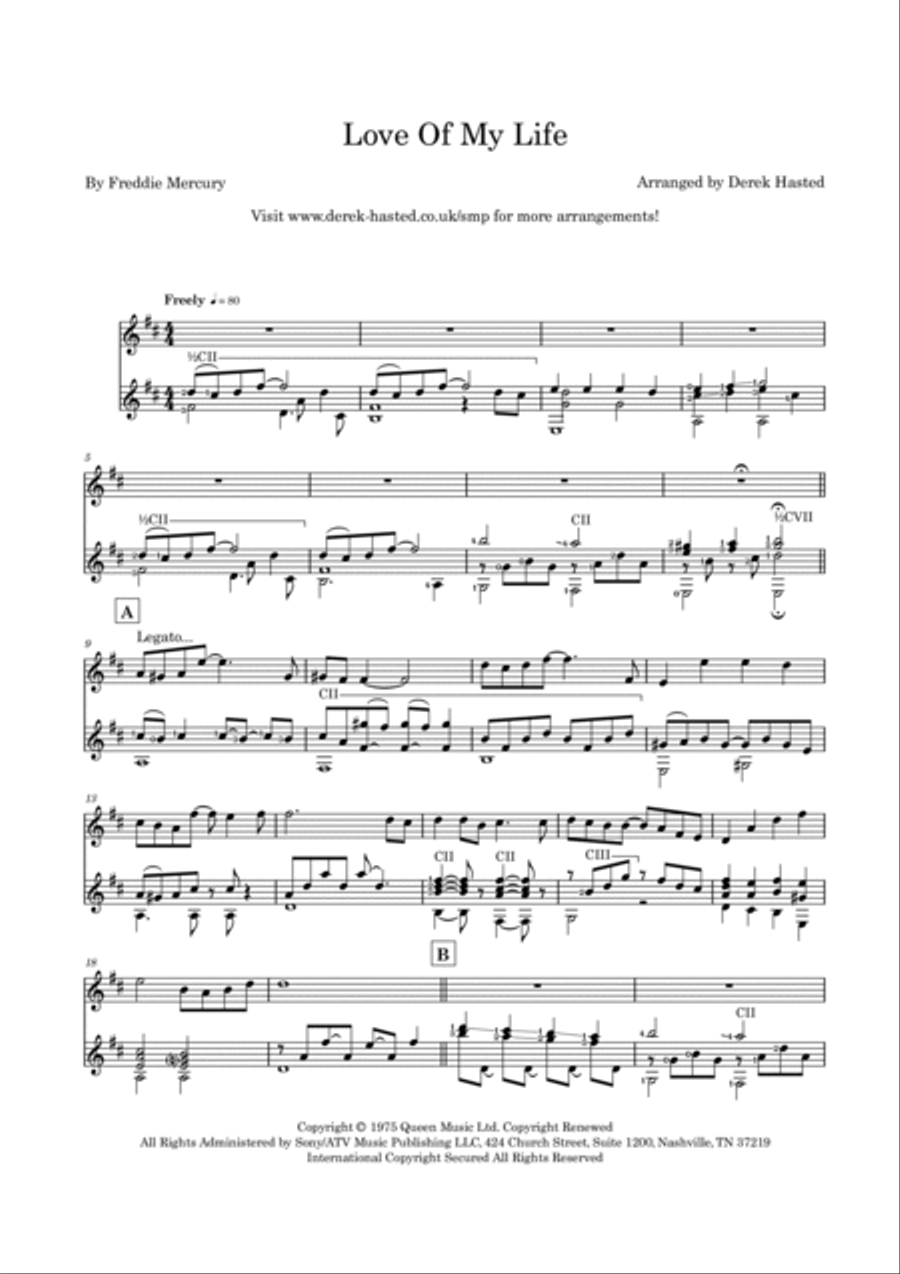 Love Of My Life Flute scores gallery preview page 4