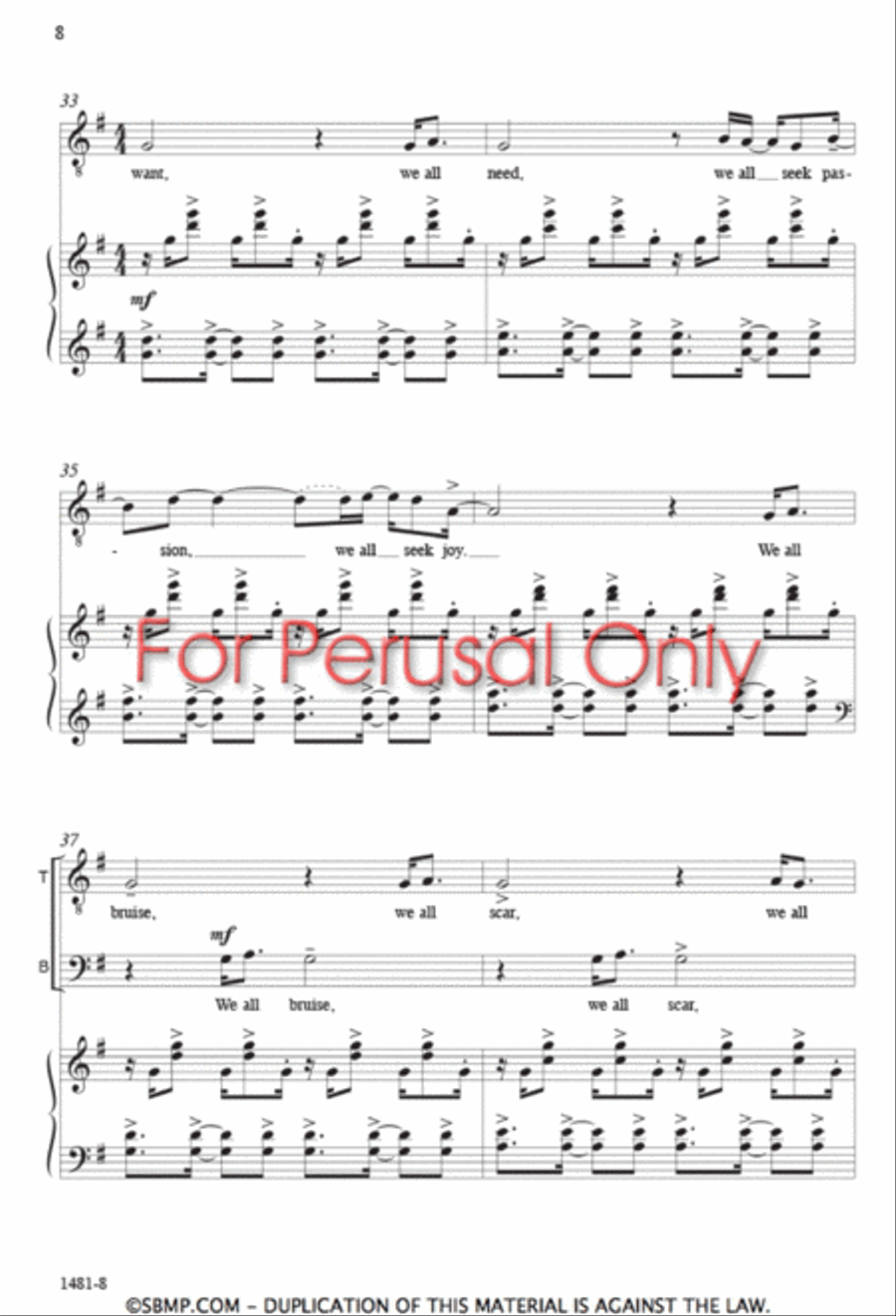 Sisi ni moja - TTB/TBB Octavo TTB scores gallery preview page 7