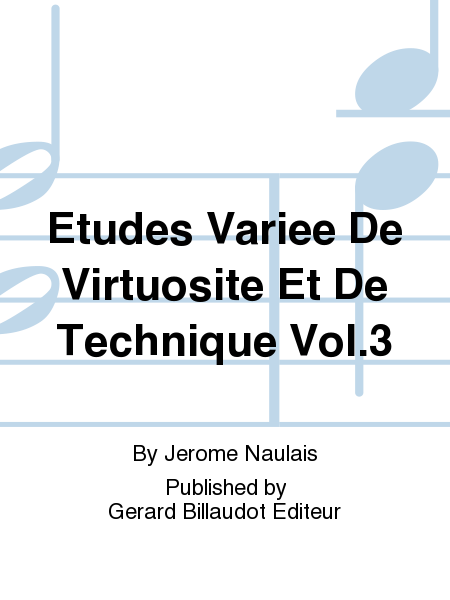 Études variées de virtuosité et de technique