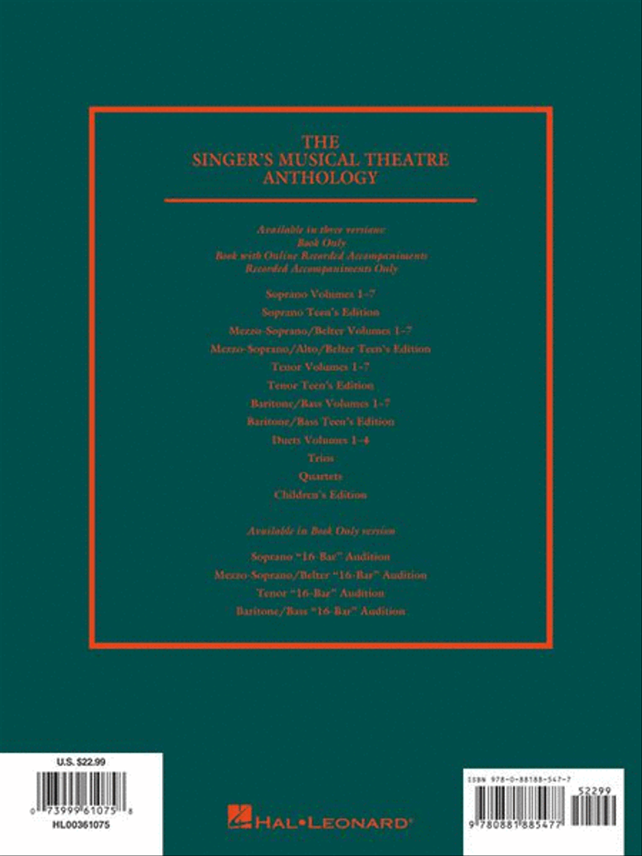 The Singer's Musical Theatre Anthology Piano scores gallery preview page 8