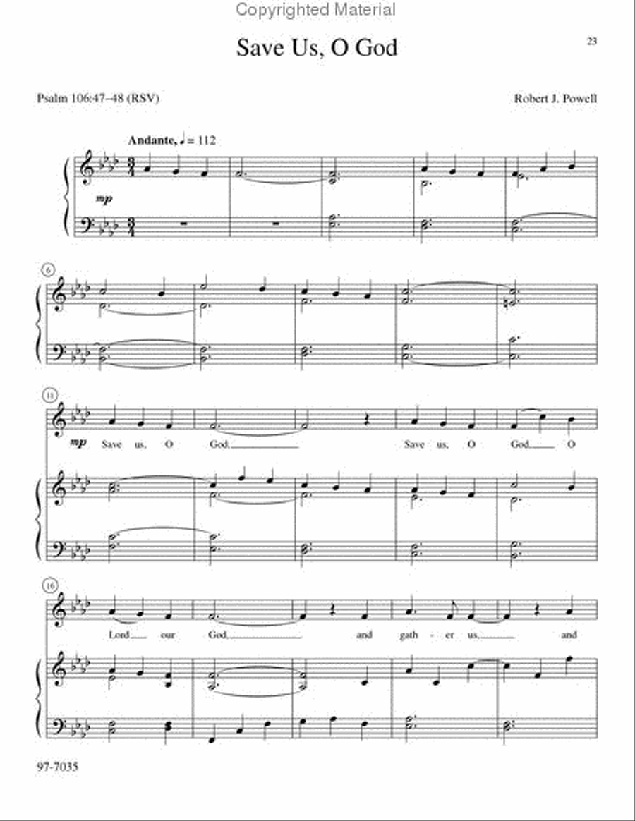 Songs from the Psalms Songs from the Psalms Voice scores gallery preview page 7