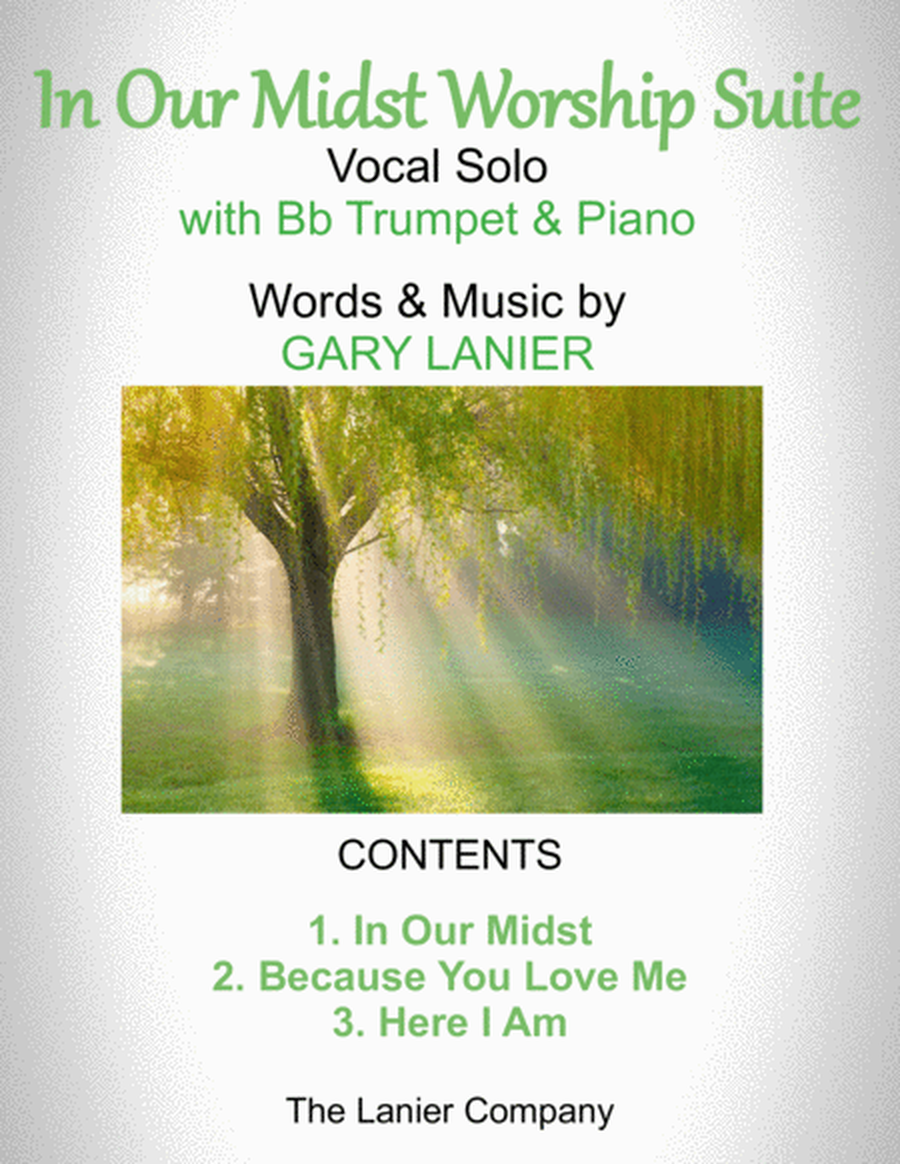 IN OUR MIDST WORSHIP SUITE (For Voice, Bb Trumpet and Piano with Parts) image number null