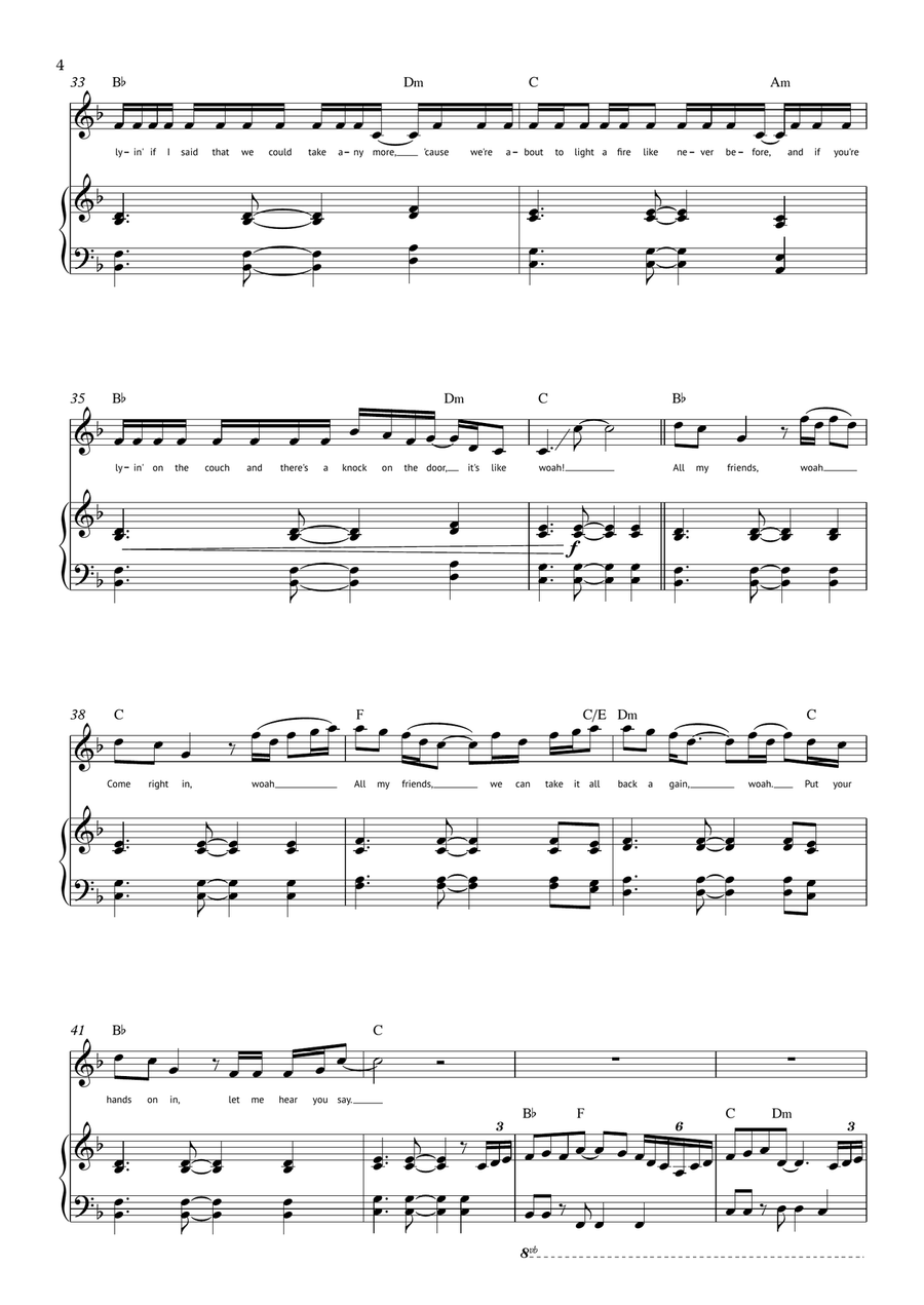 All My Friends Voice scores gallery preview page 4