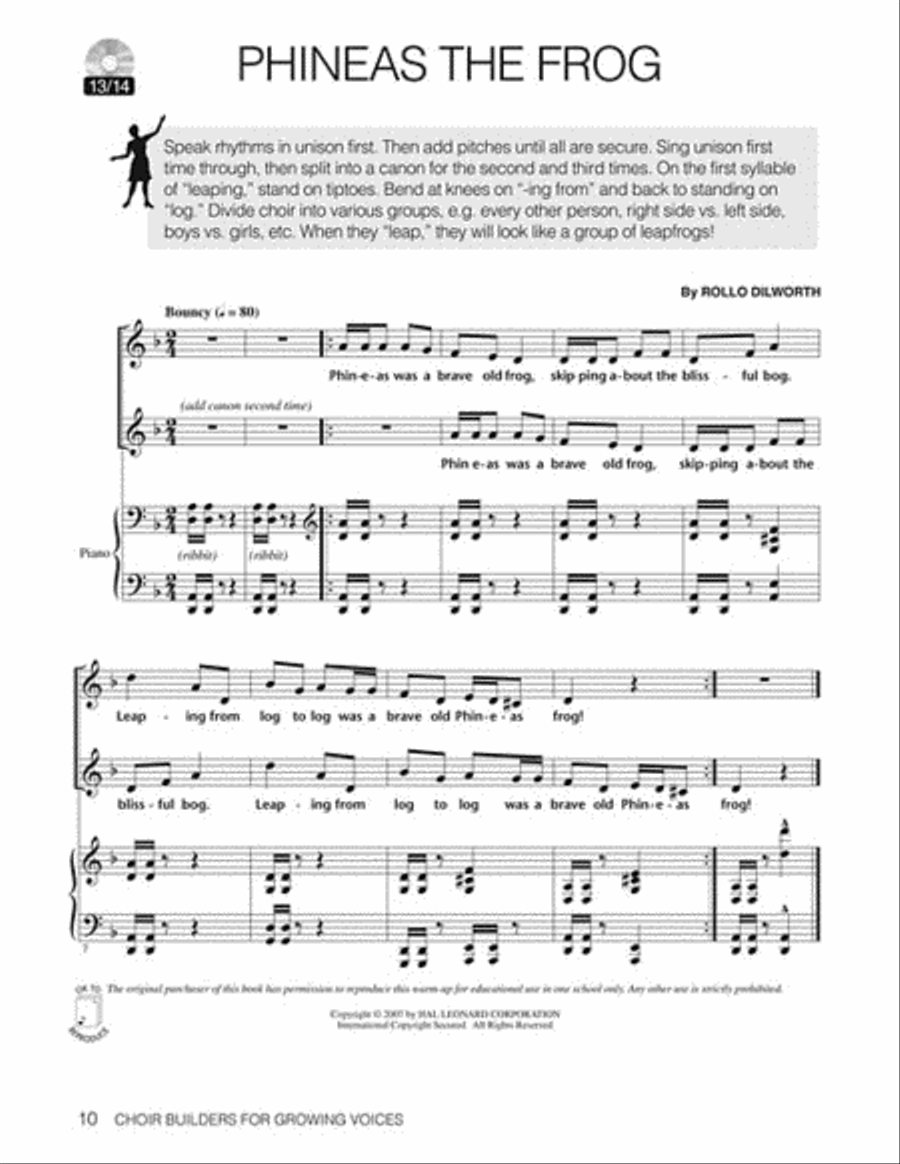 Choir Builders for Growing Voices Choir scores gallery preview page 5