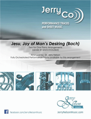 Jesu Joy of Man's Desiring (2 for 1 PIANO Arrangements) Jazz
