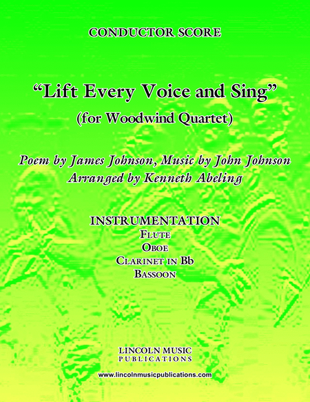 Lift Every Voice and Sing (for Woodwind Quartet) image number null
