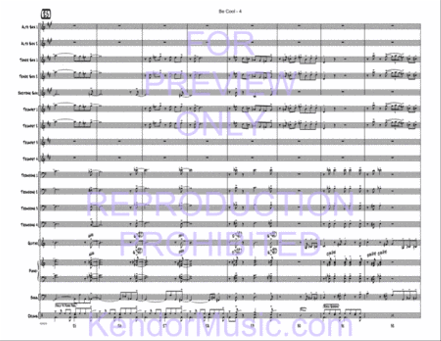 Be Cool Jazz Ensemble scores gallery preview page 6