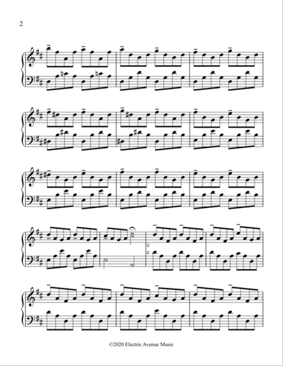 Spinning Wheel - Concert Etude in Wrist Rotation Piano Method scores gallery preview page 2