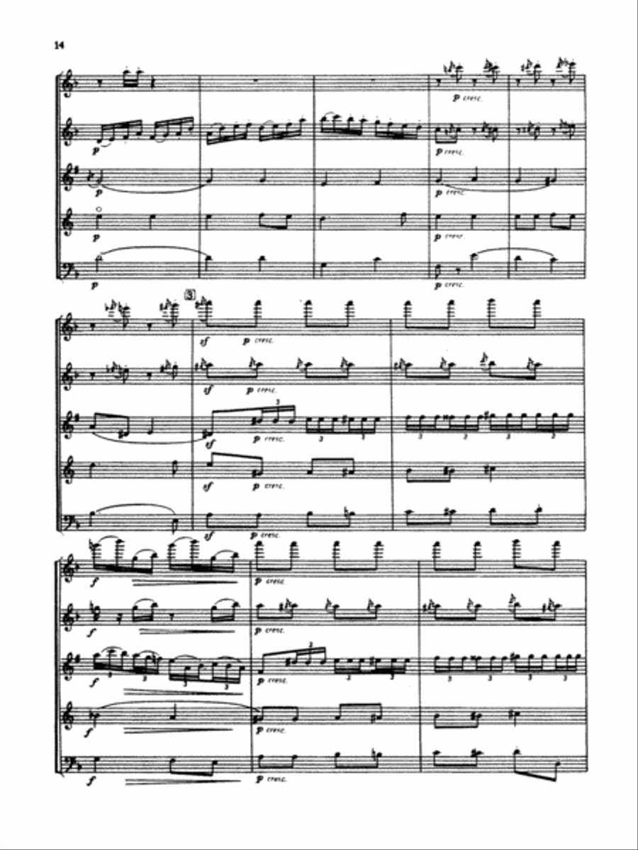 Liadov: Eight Russian Folk Dances, Op. 58 Part scores gallery preview page 2