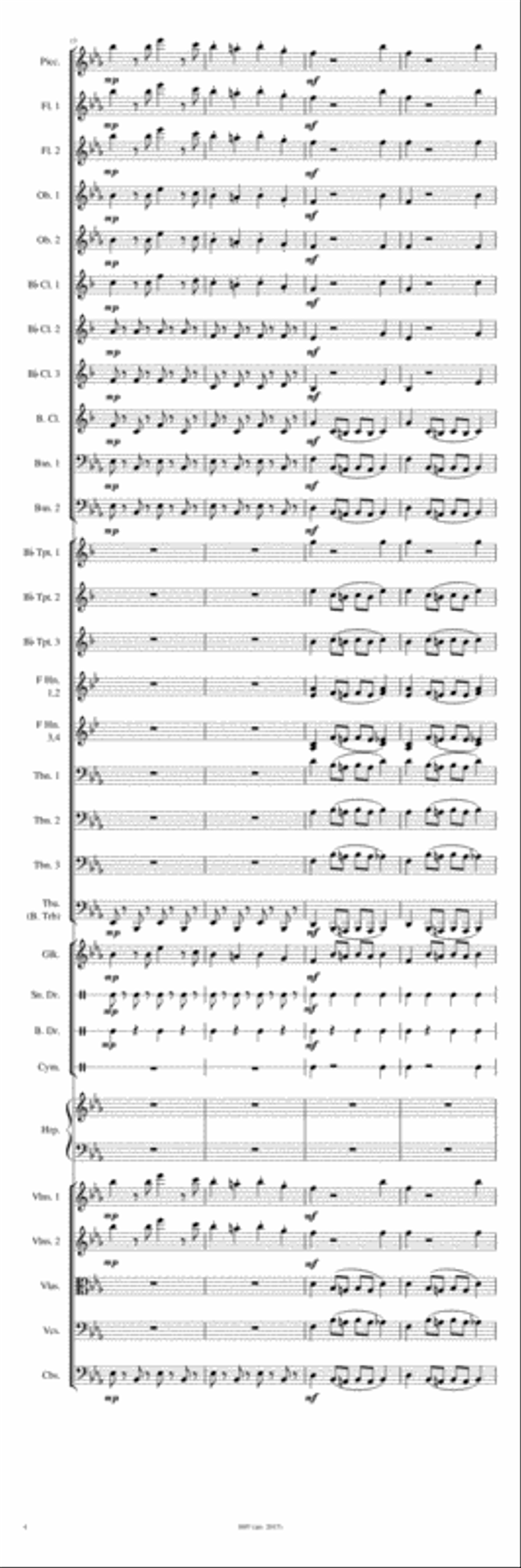 Stars and Stripes Forever Stars and Stripes Forever Full Orchestra scores gallery preview page 4