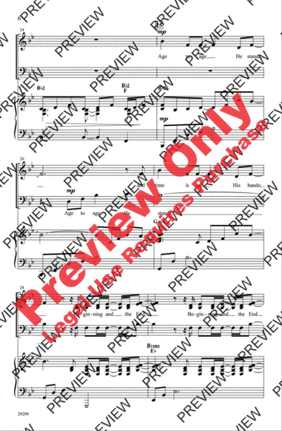 How Great Is Our God How Great Is Our God 3-Part scores gallery preview page 6
