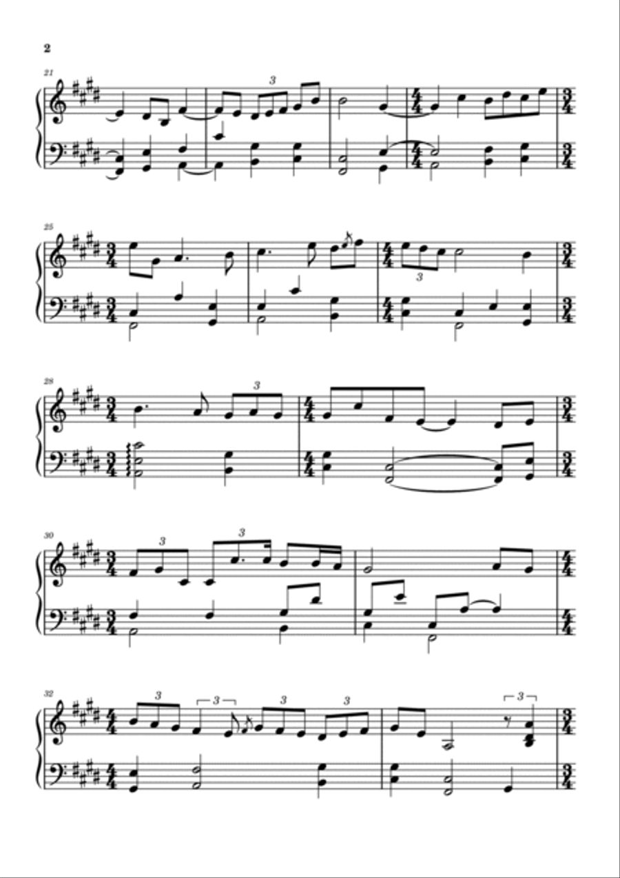 Late Piano Solo scores gallery preview page 2
