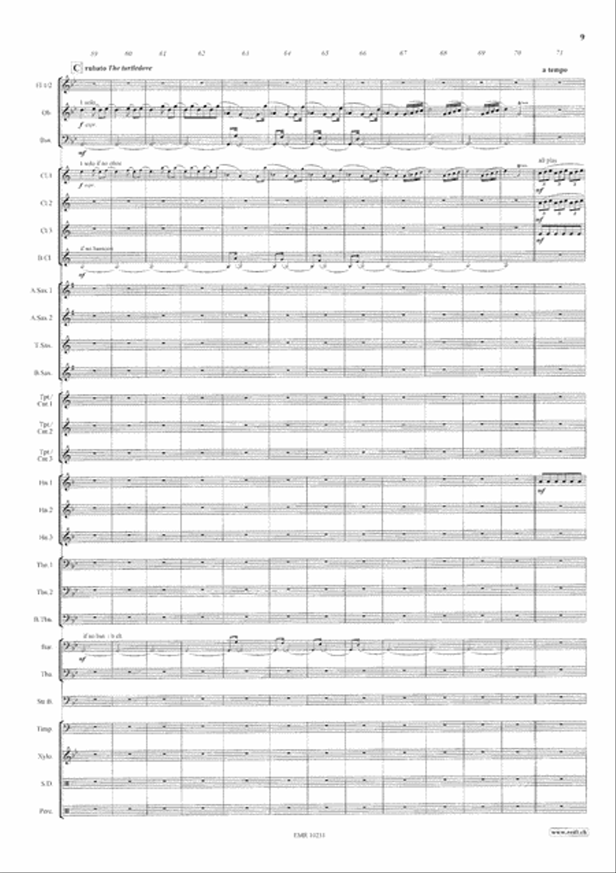 The Four Seasons The Four Seasons Concert Band scores gallery preview page 10