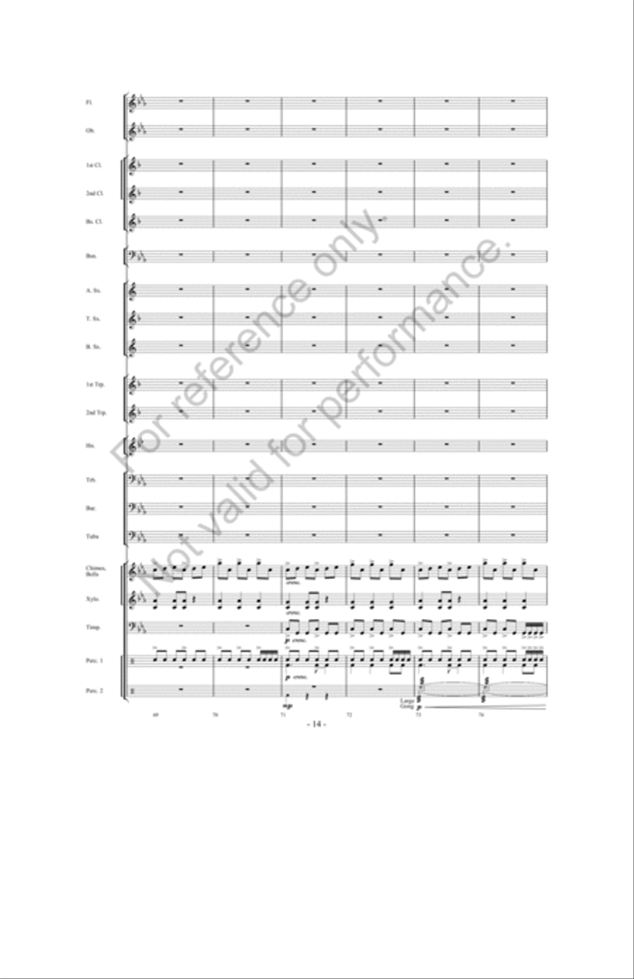 Legend of Pirates Cove Concert Band scores gallery preview page 13
