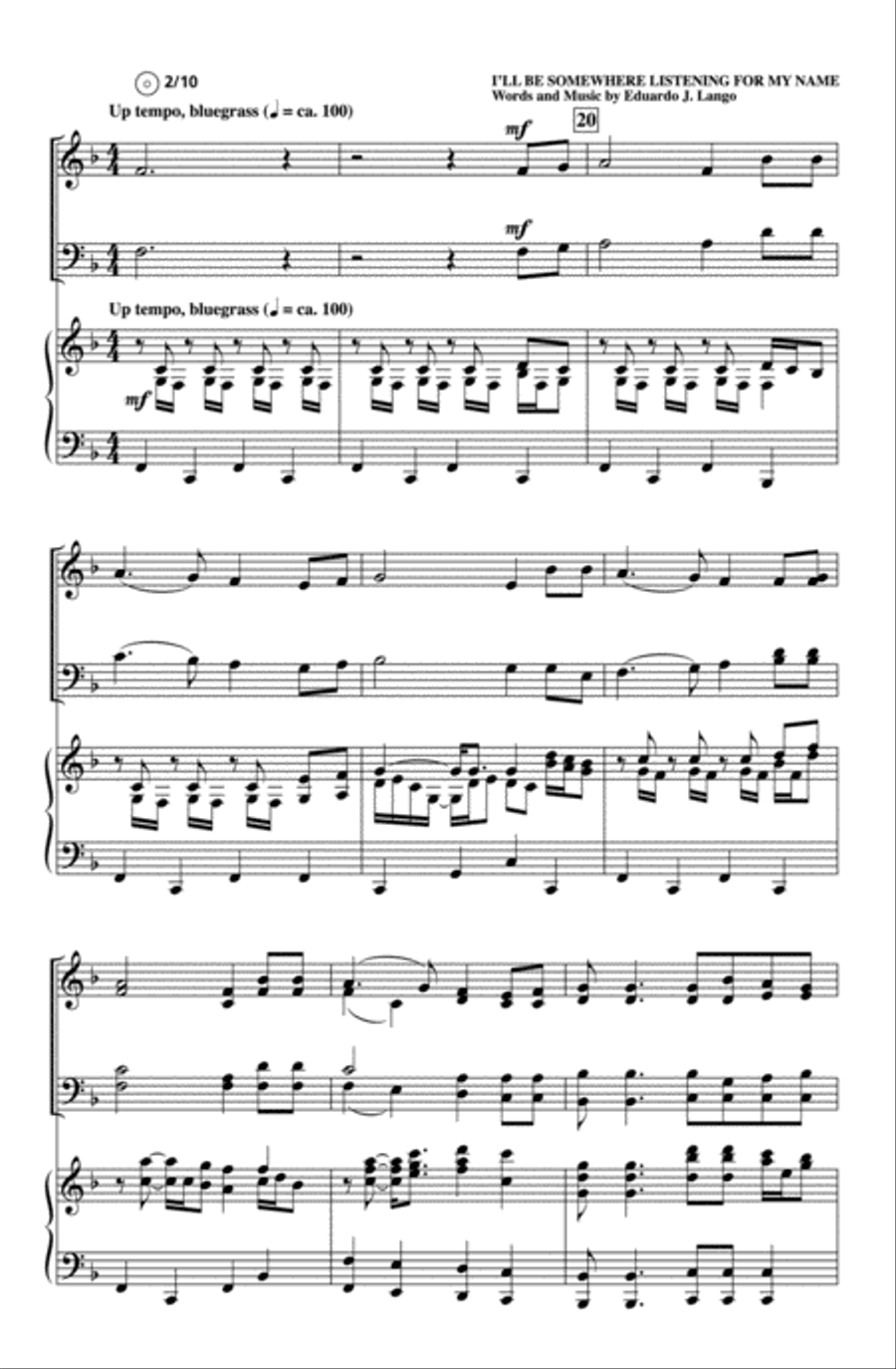 Gloryland 4-Part scores gallery preview page 3