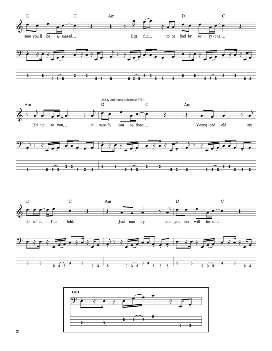 Le Freak Acoustic Guitar scores gallery preview page 2