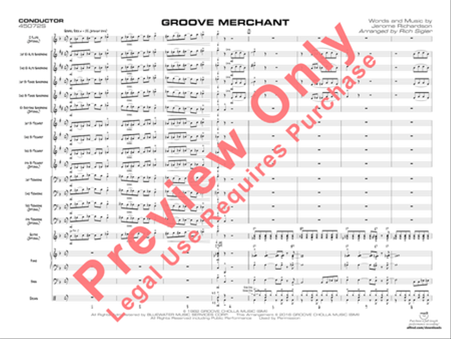 Groove Merchant Groove Merchant Jazz Ensemble scores gallery preview page 4