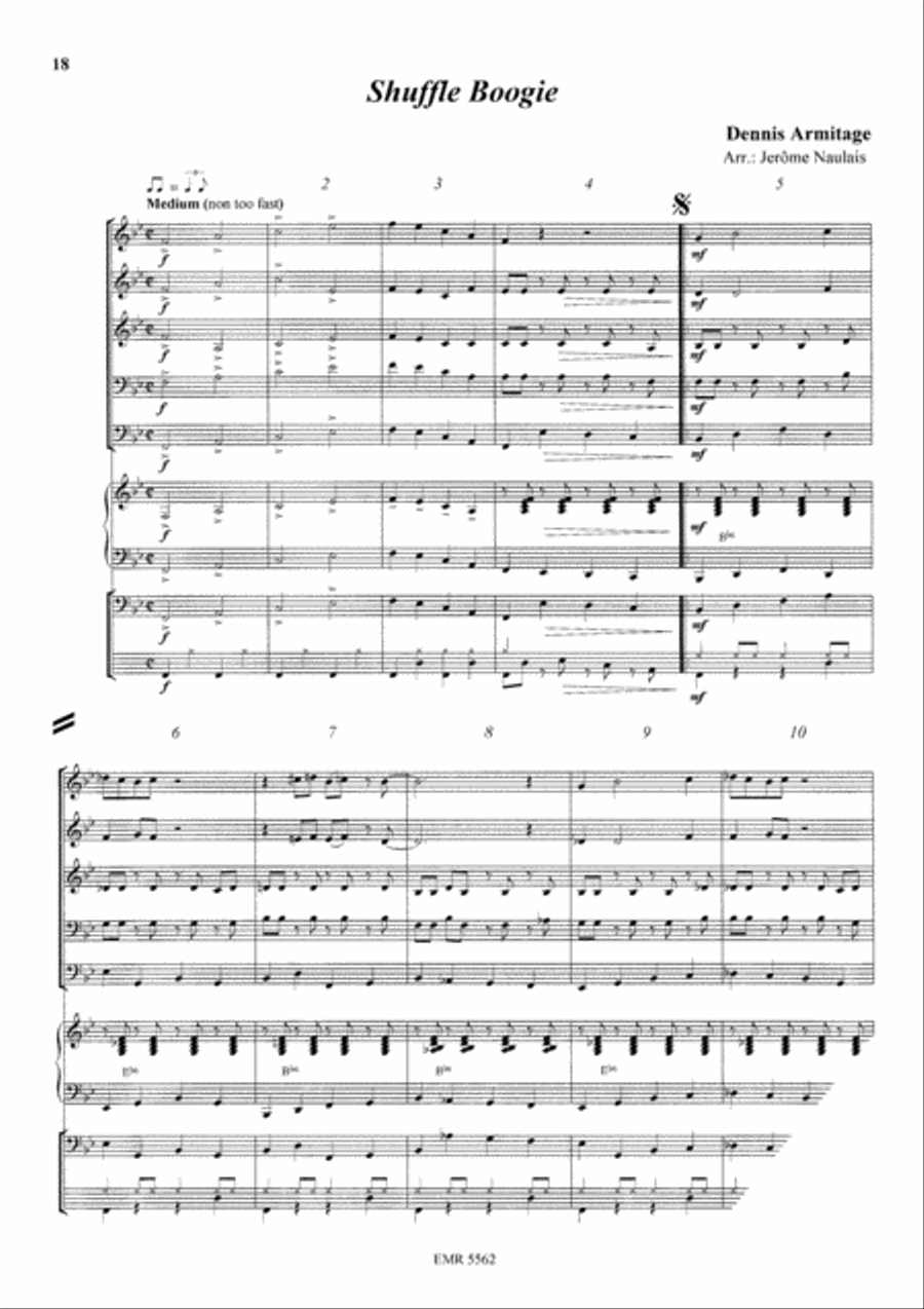 Boogie Boogie Concert Band scores gallery preview page 6